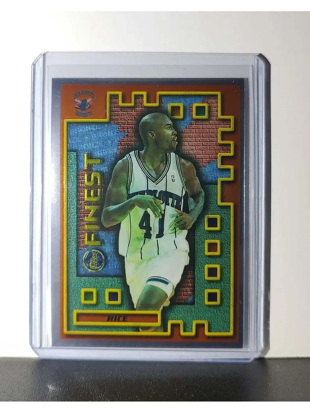 Glen Rice 1995-96 Topps Finest NBA #M32 Mysterly Hornets